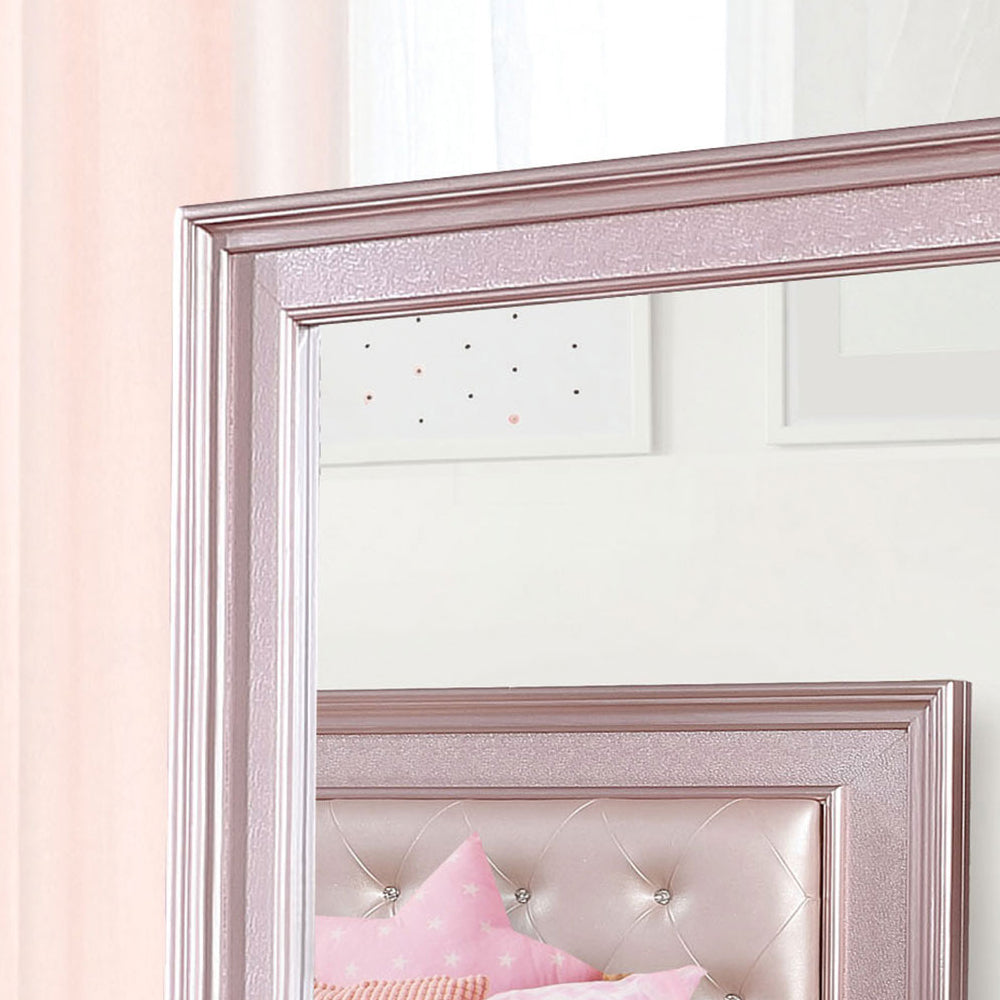 Ariston Mirror in Rose Pink finish