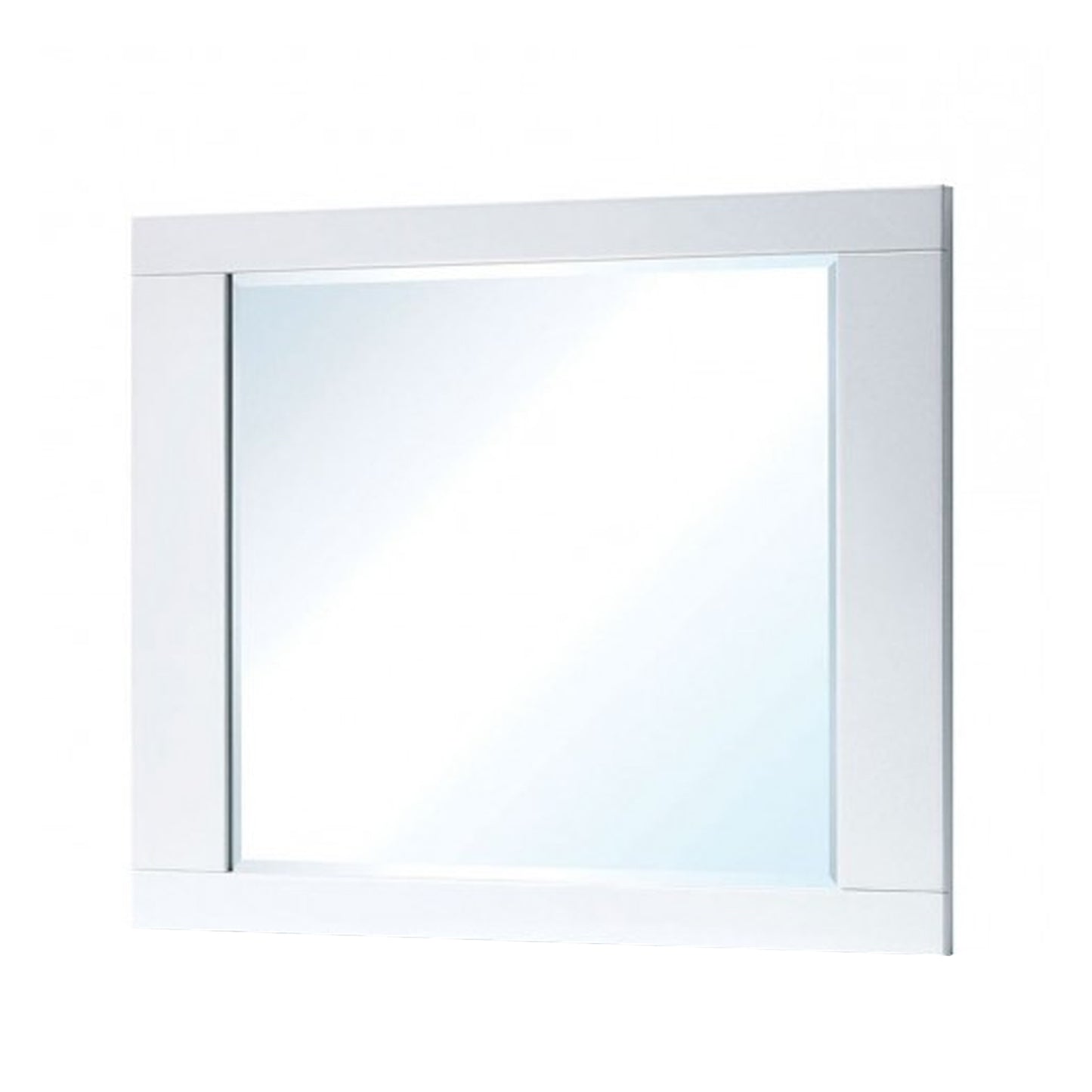 CLEMENTINE Mirror in Glossy White finish