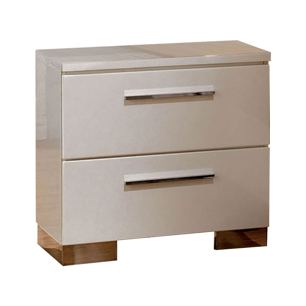 CLEMENTINE Night Stand Glossy White