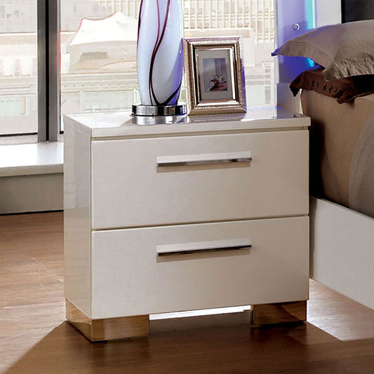 CLEMENTINE Night Stand Glossy White