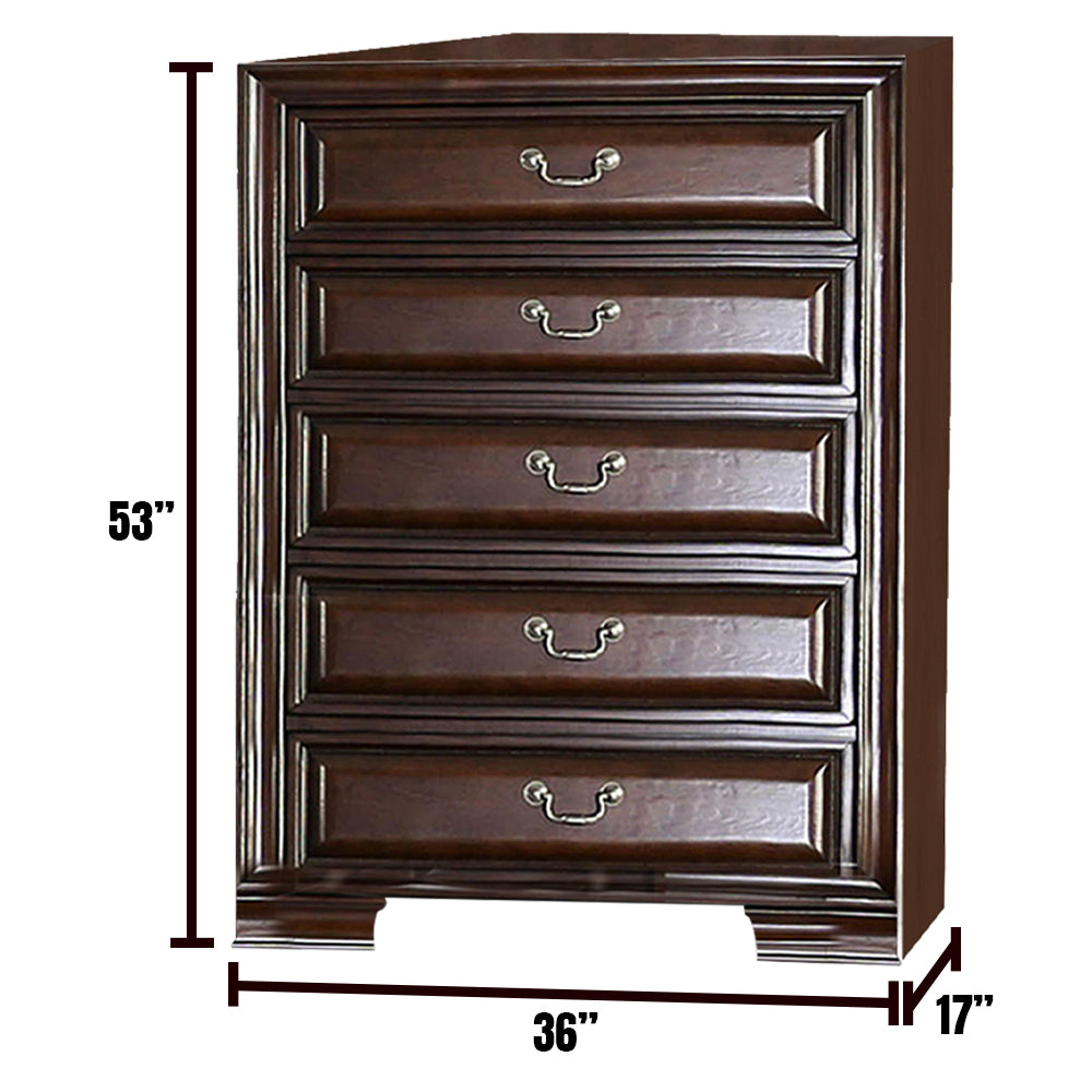 Brandt Chest in Brown Cherry finish