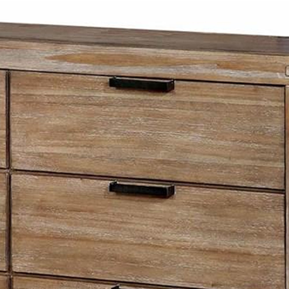 Wynton Dresser in Weathered Light Oak Finish