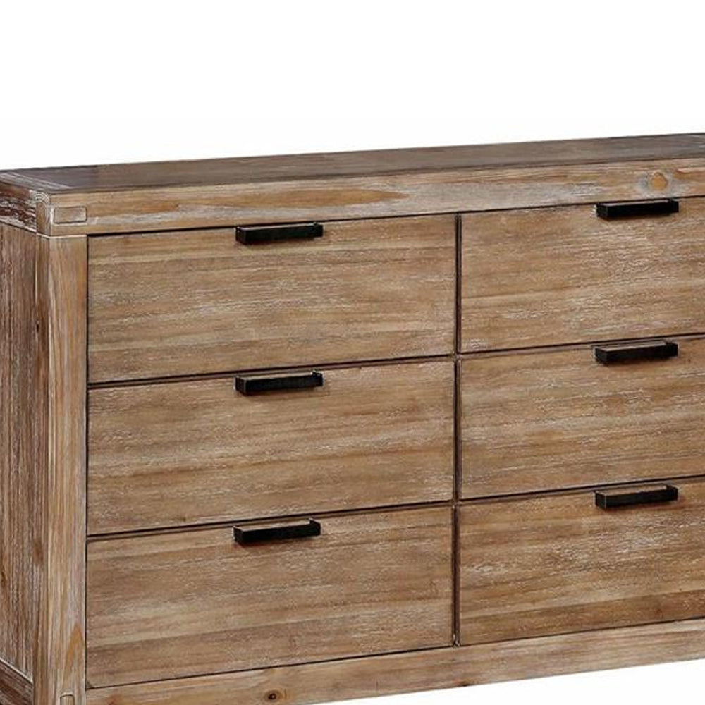 Wynton Dresser in Weathered Light Oak Finish