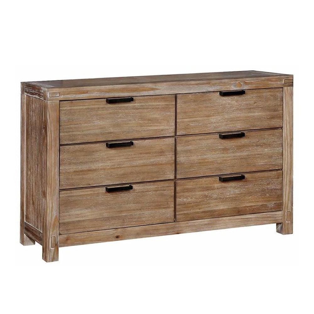 Wynton Dresser in Weathered Light Oak Finish