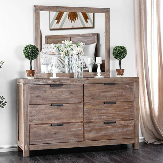 Wynton Dresser in Weathered Light Oak Finish