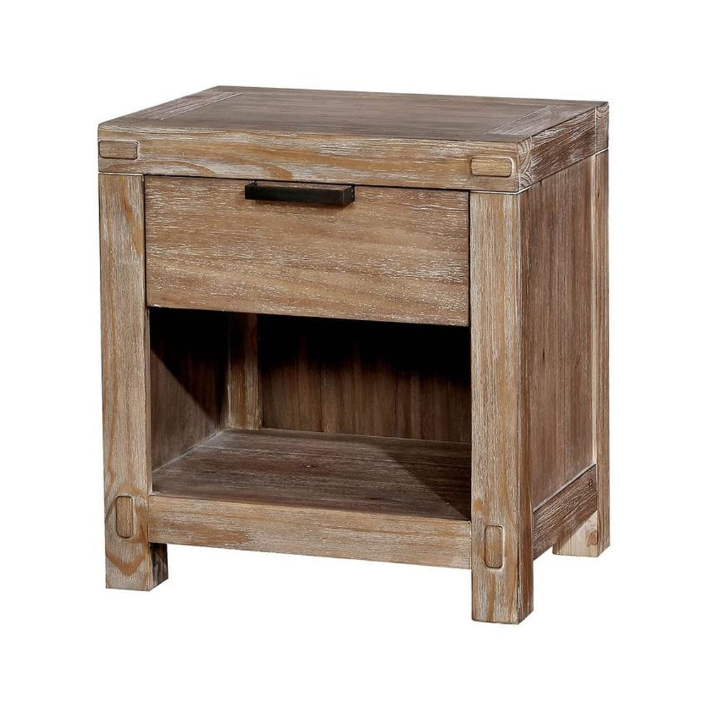 Wynton Night Stand Weathered Light Oak