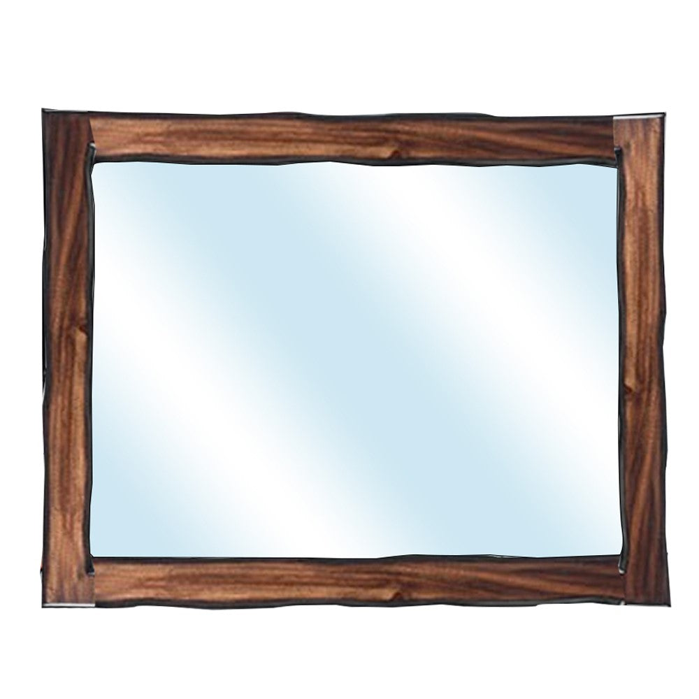 Fulton Mirror in Dark Oak/Dark Walnut finish