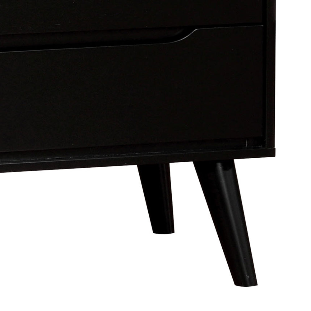 LENNART II Night Stand in Black finish