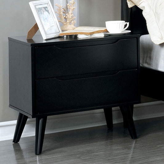 LENNART II Night Stand in Black finish