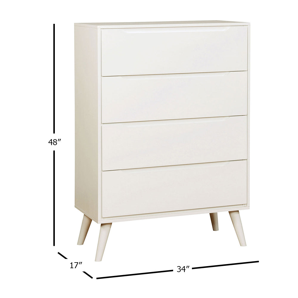 LENNART II Chest in White Finish