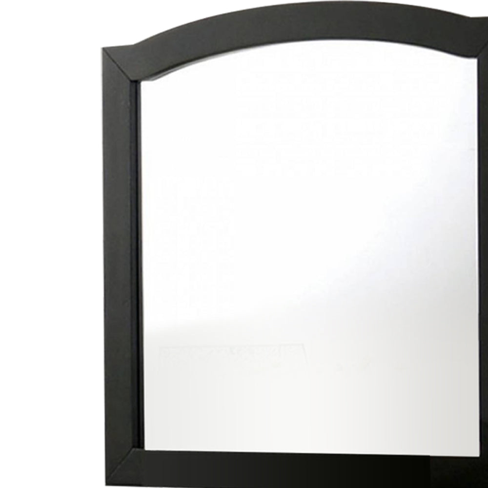 Kirsten Mirror in Dark Gray finish