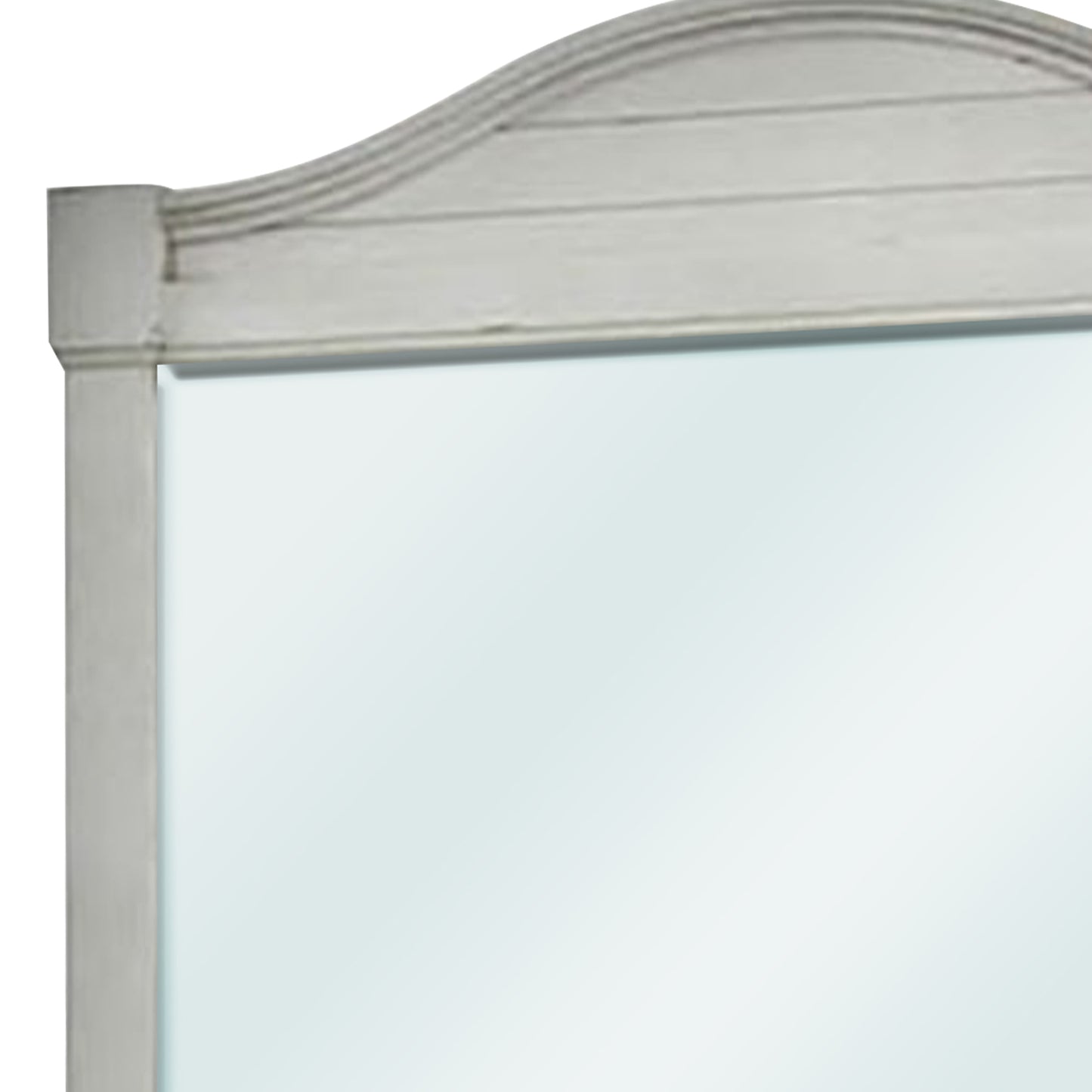 Daria Mirror in Antique White finish