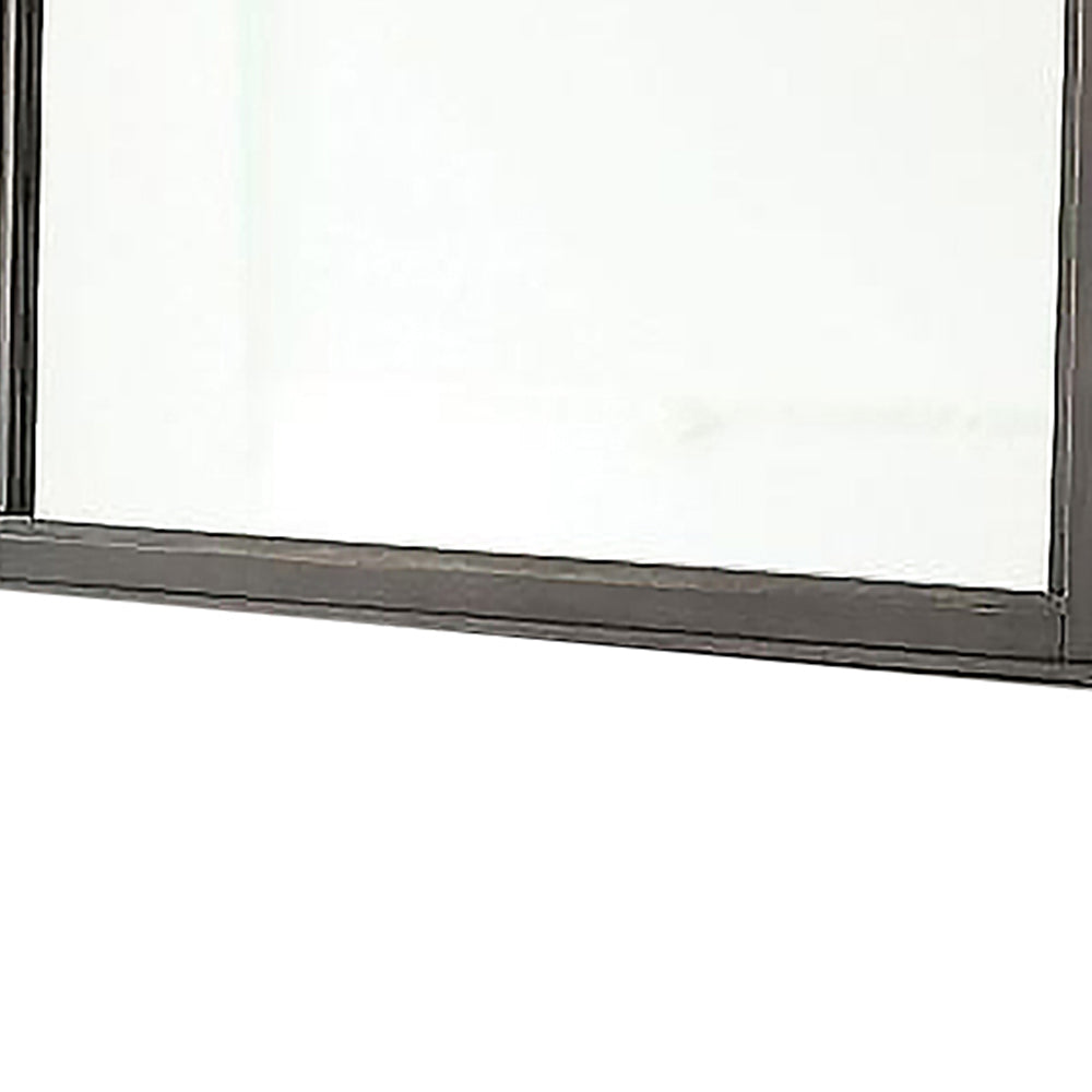 Berenice Mirror in Gray finish