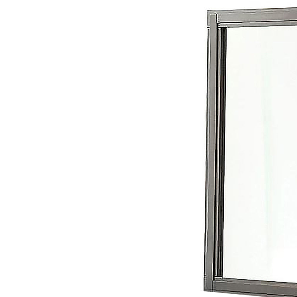 Berenice Mirror in Gray finish