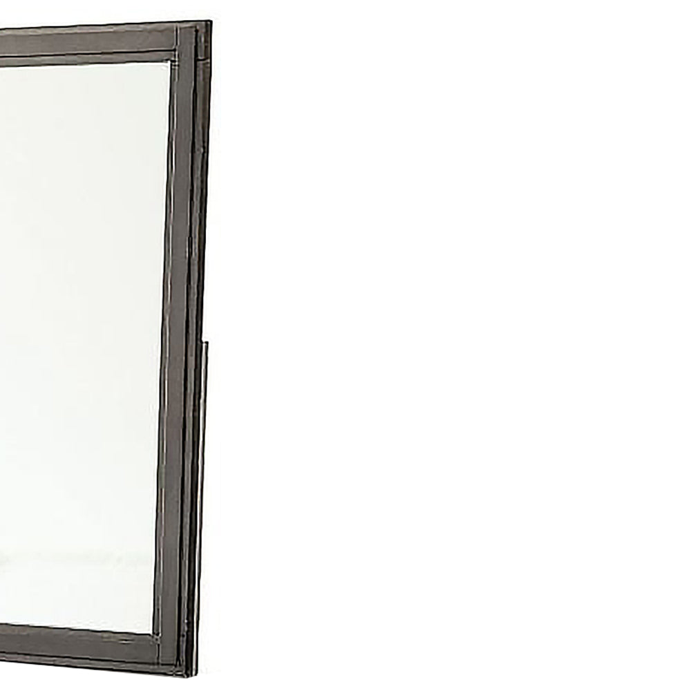 Berenice Mirror in Gray finish