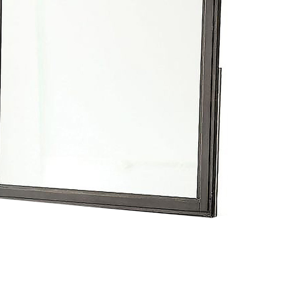 Berenice Mirror in Gray finish