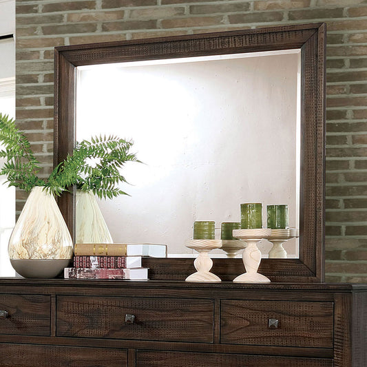 Agapetos Mirror in Walnut finish