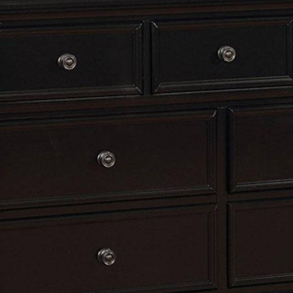 Castor Dresser in Black Finish