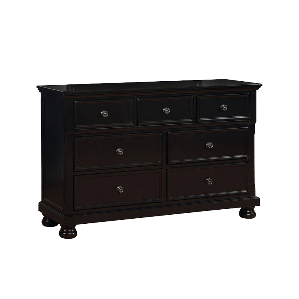 Castor Dresser in Black Finish