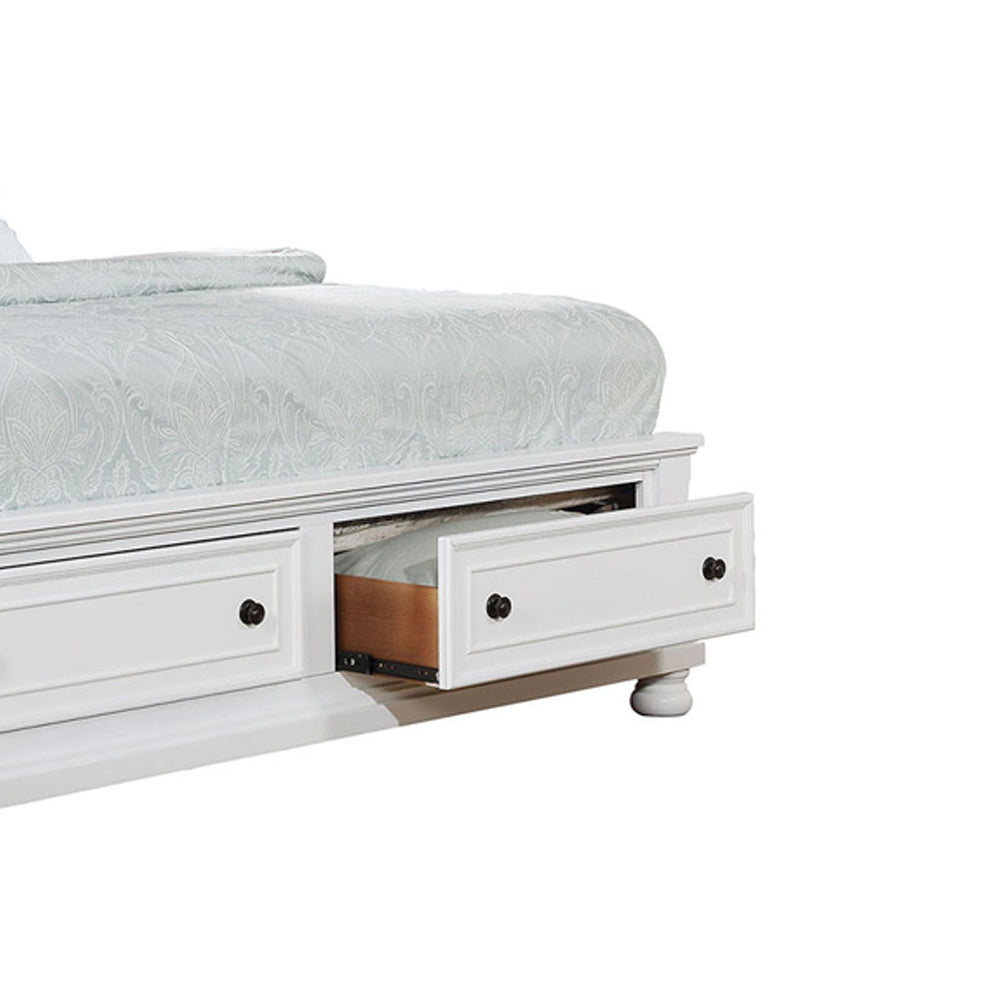 Castor Cal.King Bed White