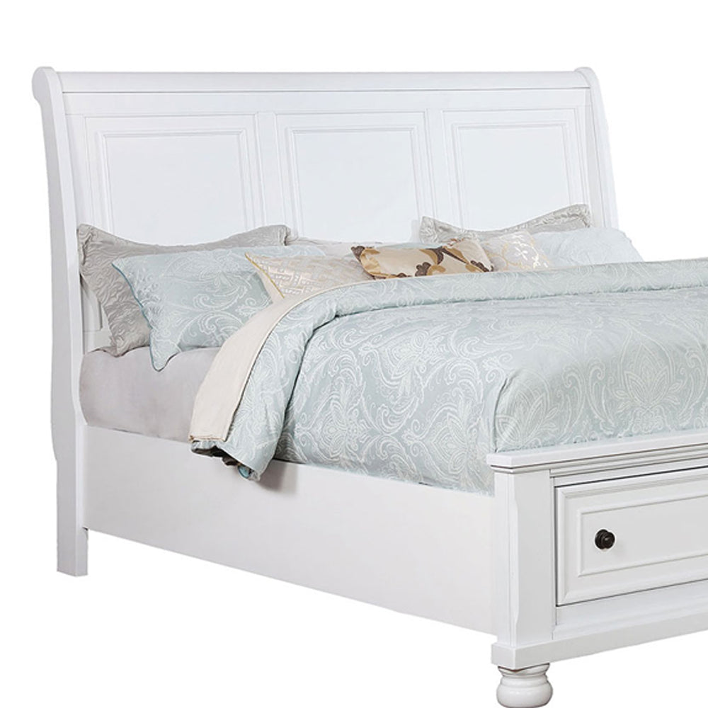 Castor Cal.King Bed White