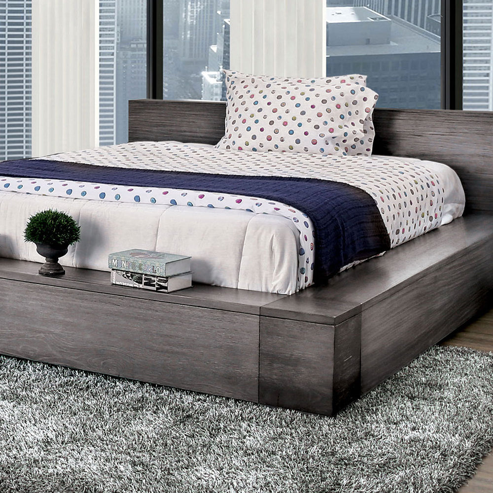 Janeiro Cal.King Bed Gray