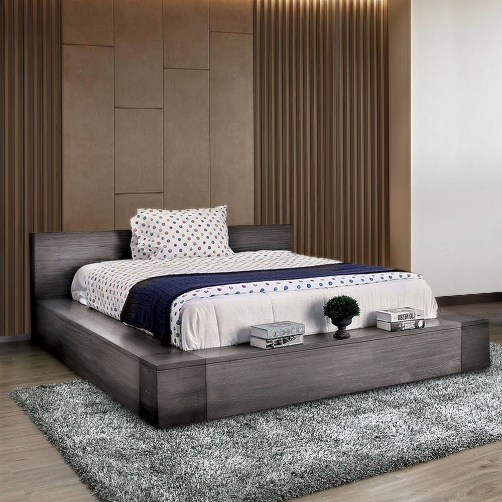 Janeiro Cal.King Bed Gray