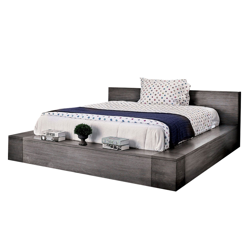 Janeiro Cal.King Bed Gray