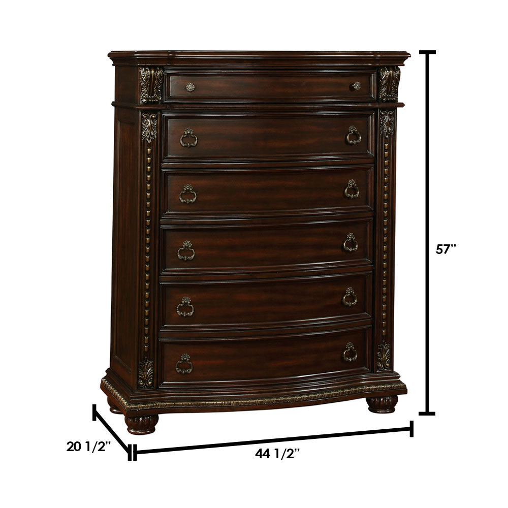 Fromberg Chest in Brown Cherry Finish