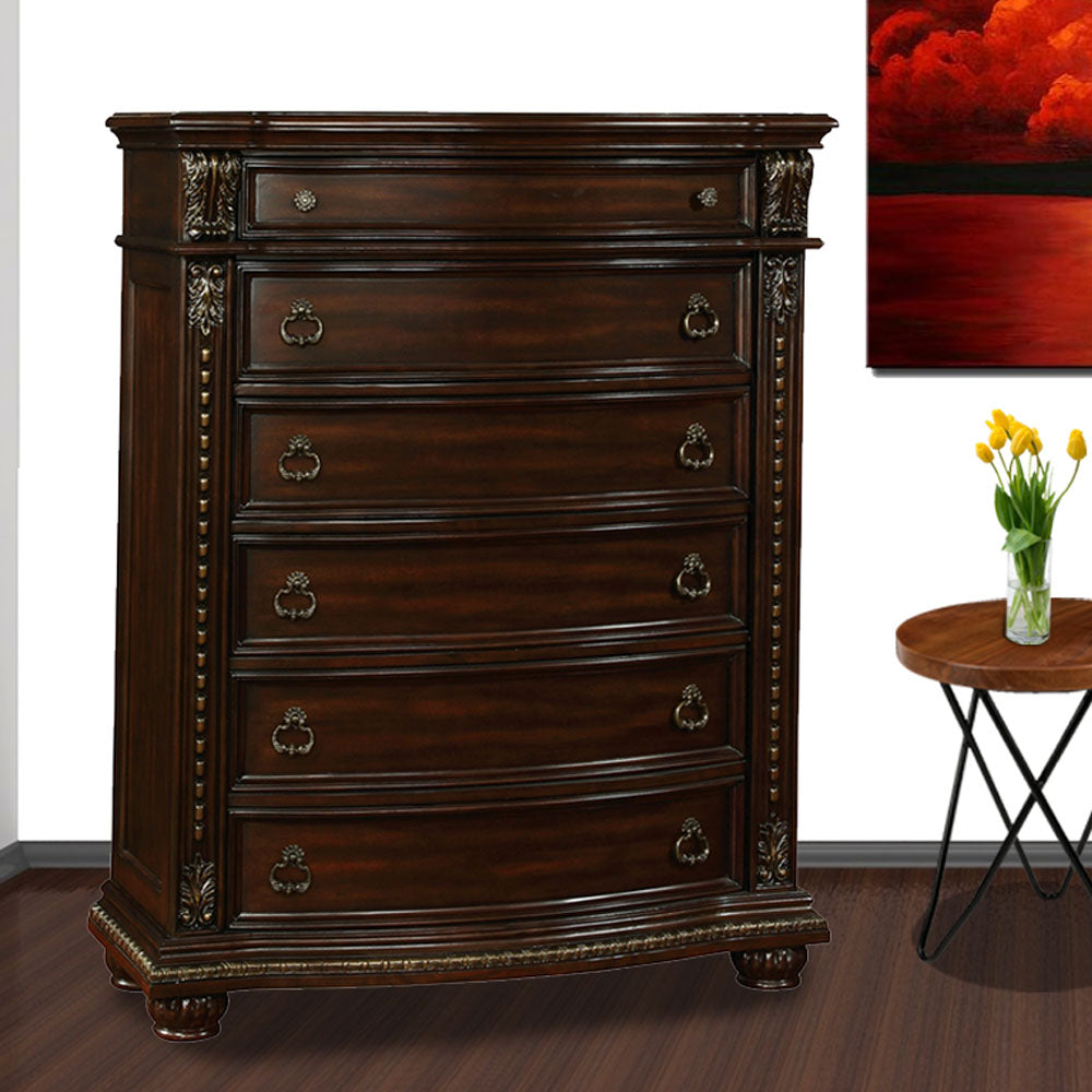 Fromberg Chest in Brown Cherry Finish