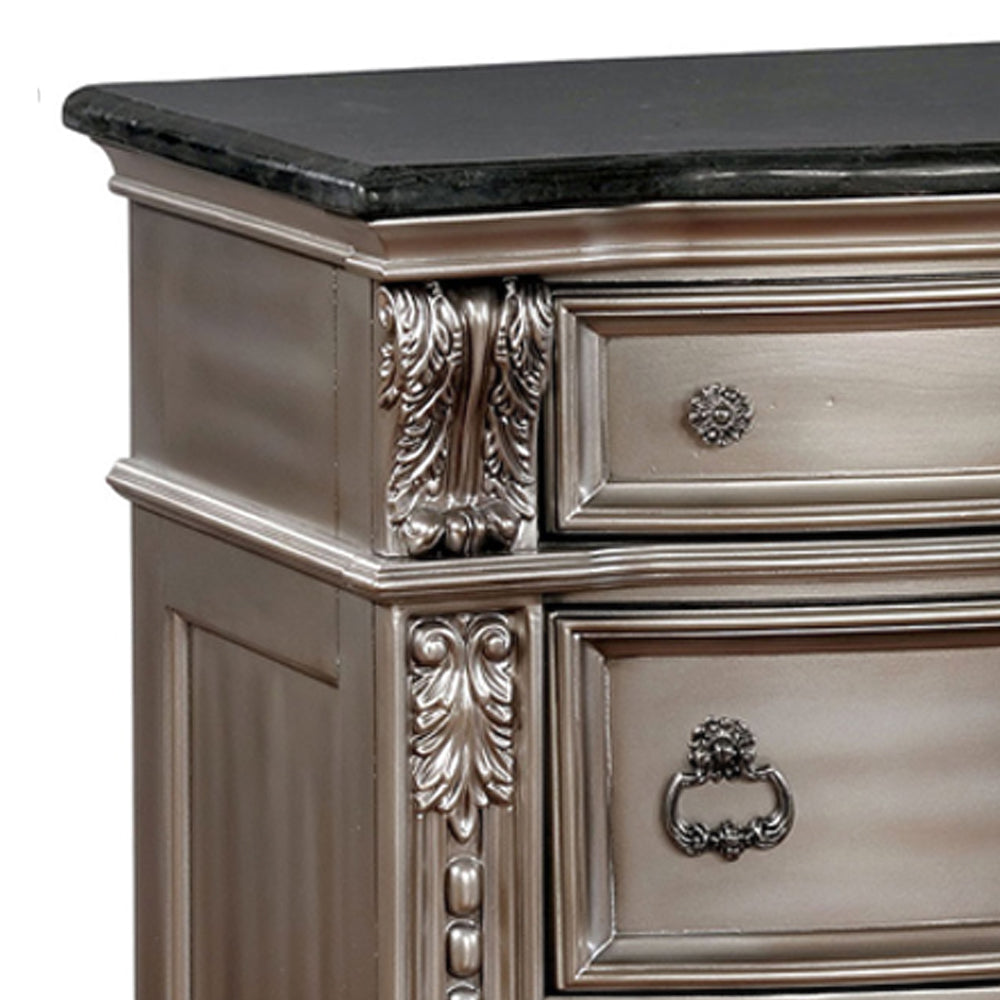 Fromberg Night Stand in Champagne Finish