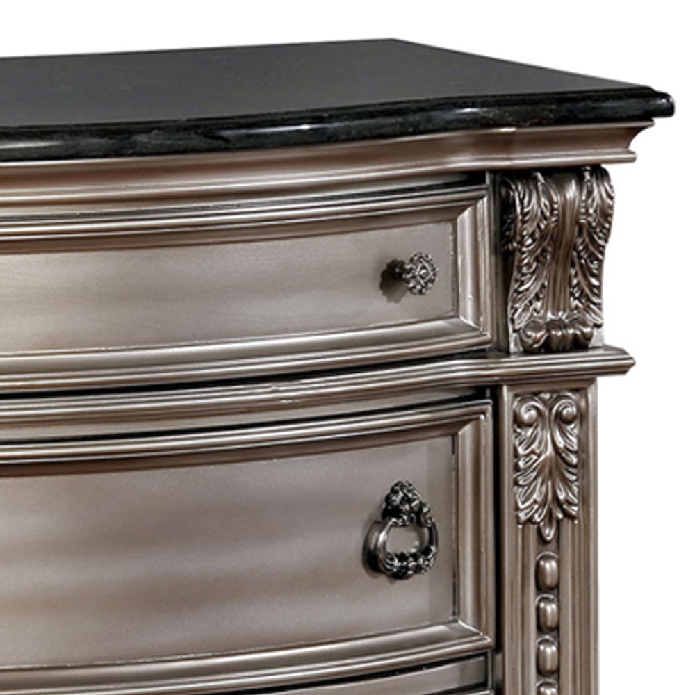 Fromberg Night Stand in Champagne Finish