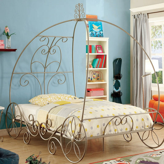 ENCHANT Twin Bed Champagne/White