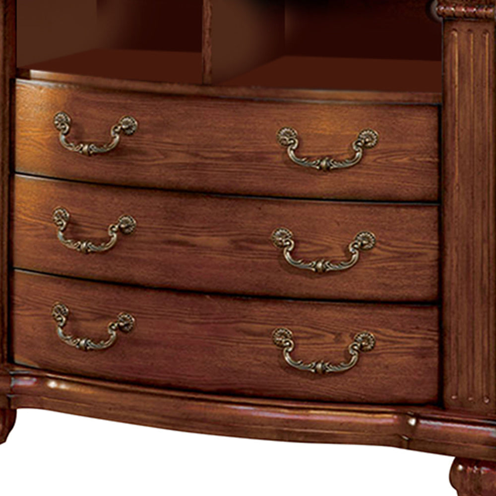 Bellagrand Media Chest in Antique Tobacco Oak finish