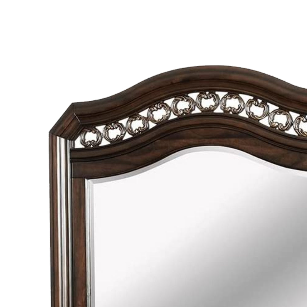 Calliope Mirror in Espresso finish