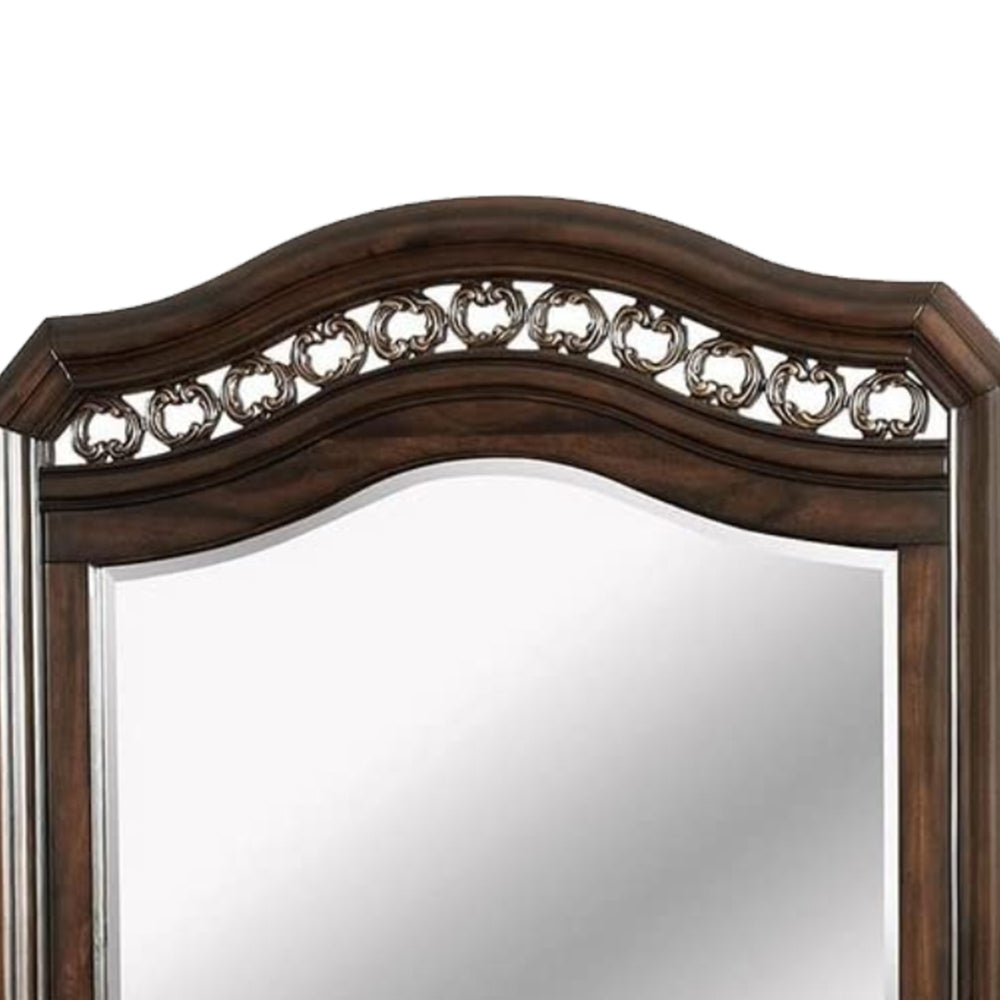 Calliope Mirror in Espresso finish