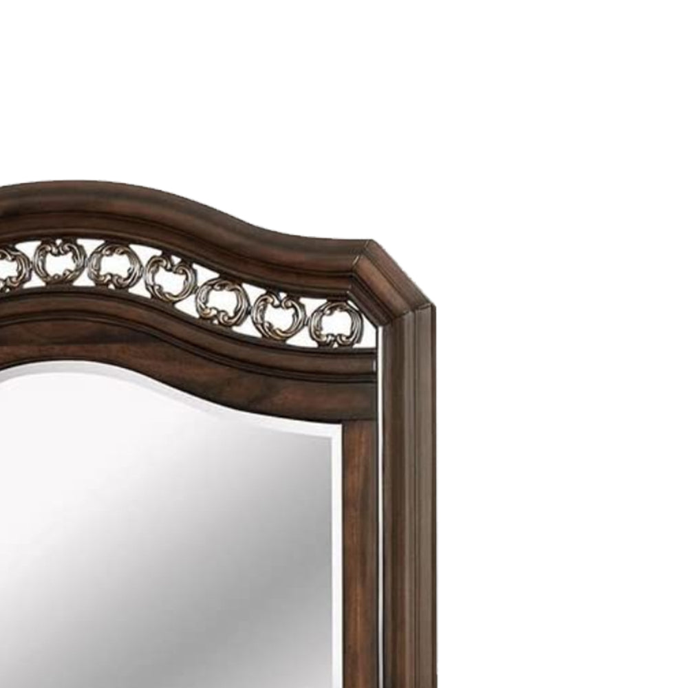 Calliope Mirror in Espresso finish