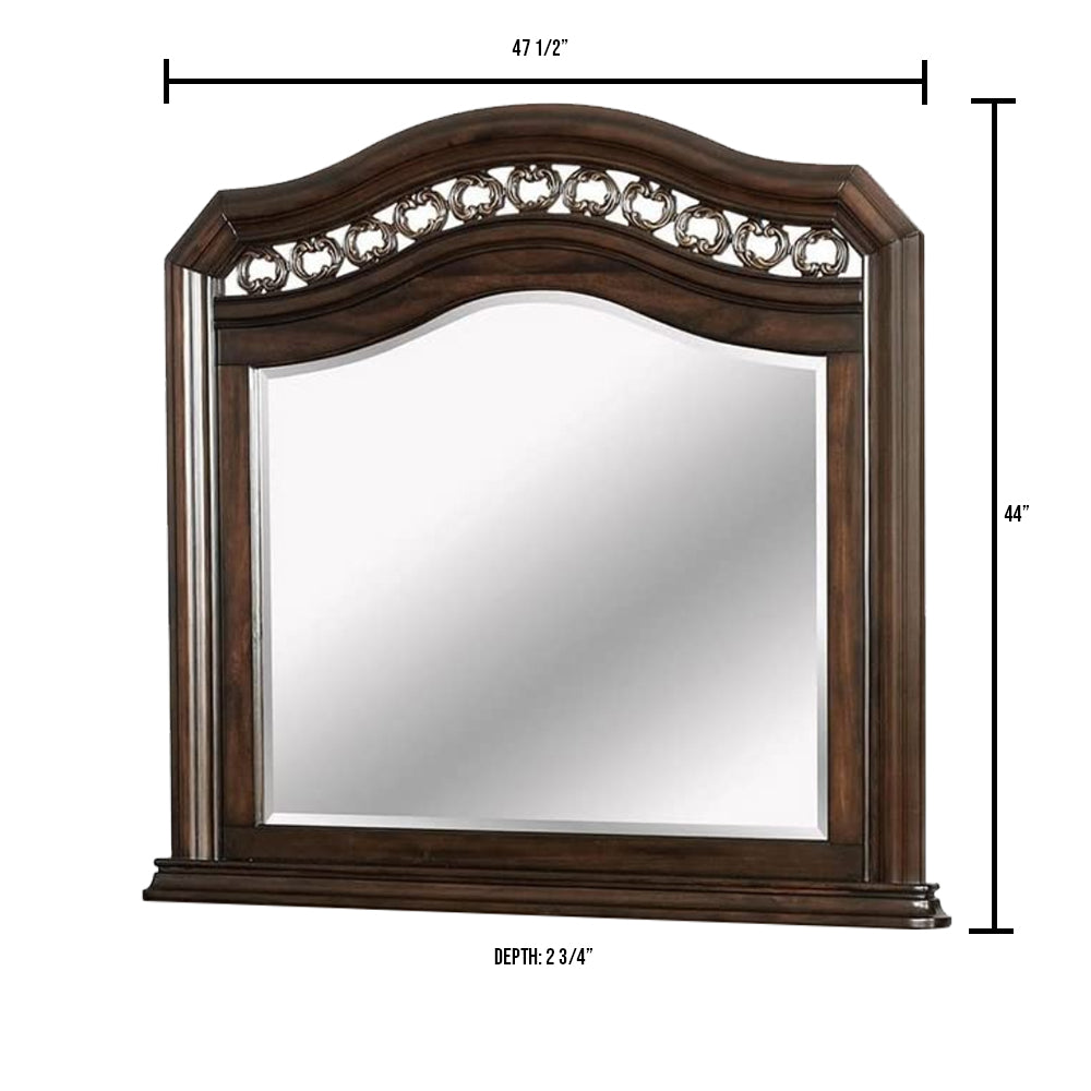 Calliope Mirror in Espresso finish