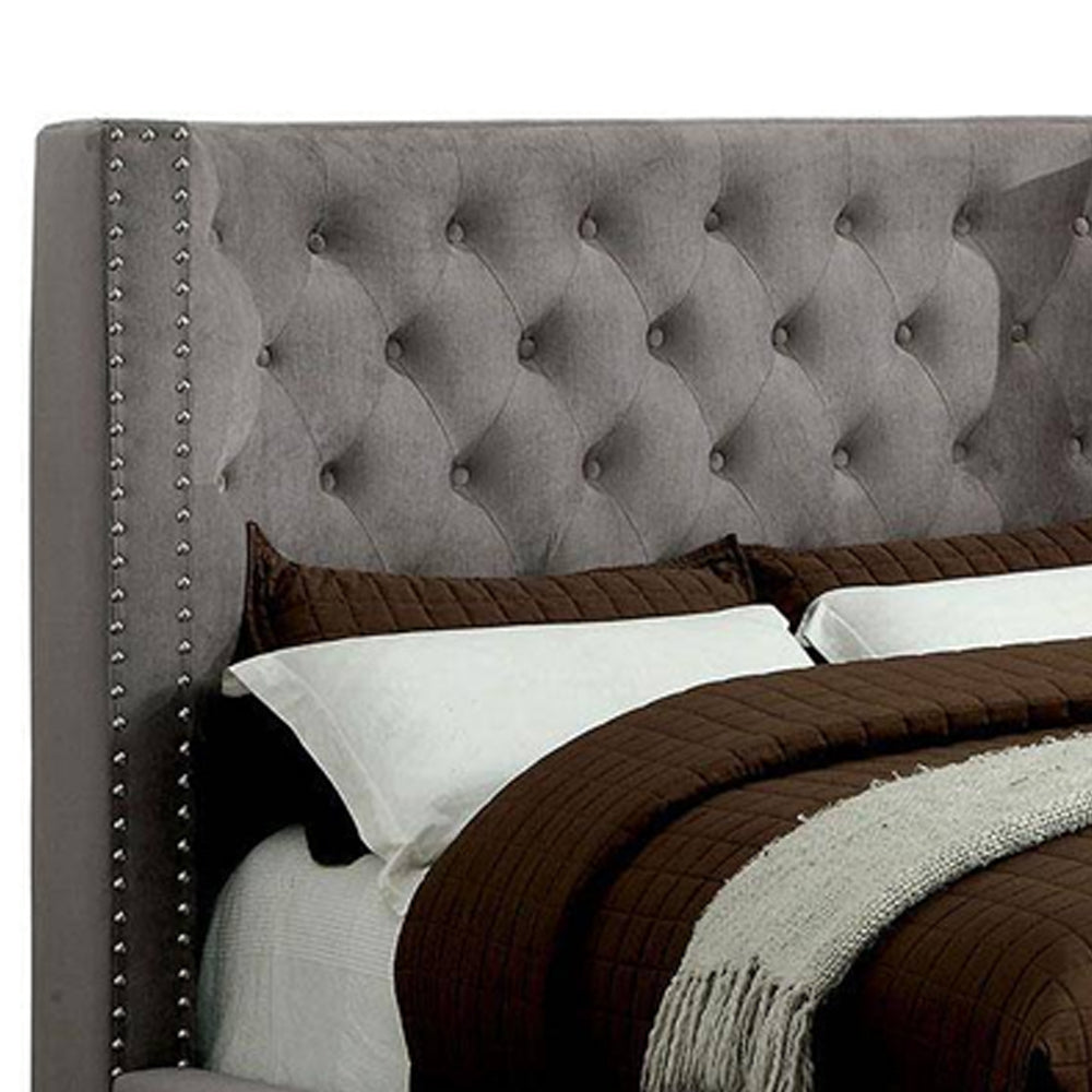 Cayla Queen Bed Gray