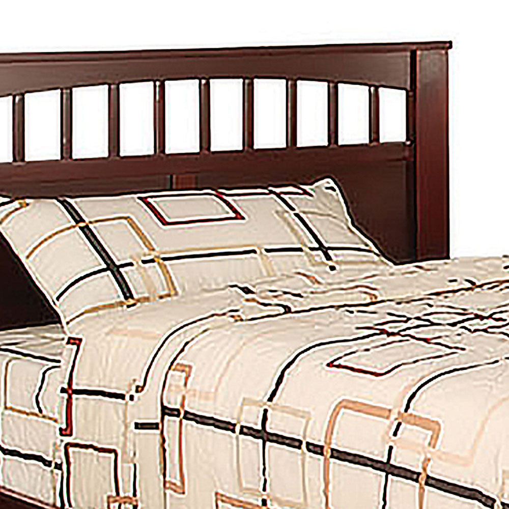 Carus Twin Bed in Cherry Finish