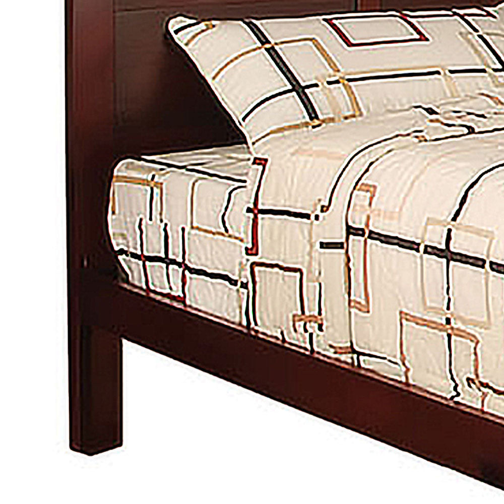 Carus Twin Bed in Cherry Finish