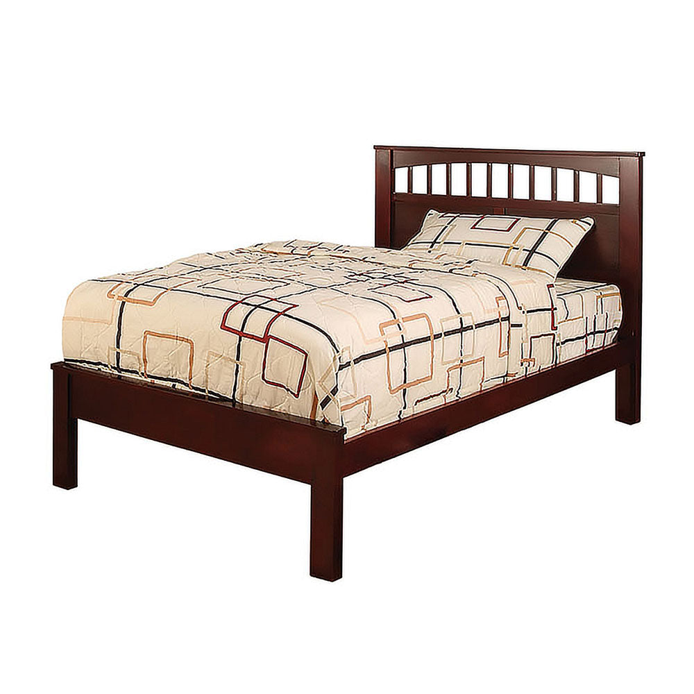 Carus Twin Bed in Cherry Finish