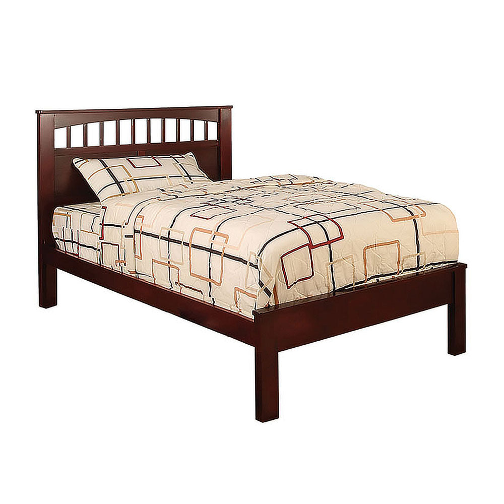 Carus Twin Bed in Cherry Finish