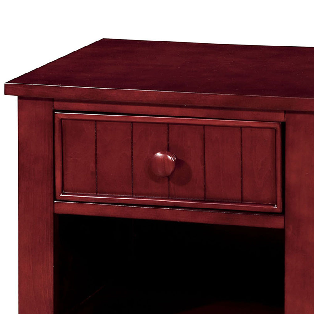 Cara Night Stand in Cherry finish