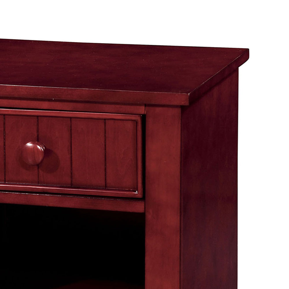 Cara Night Stand in Cherry finish