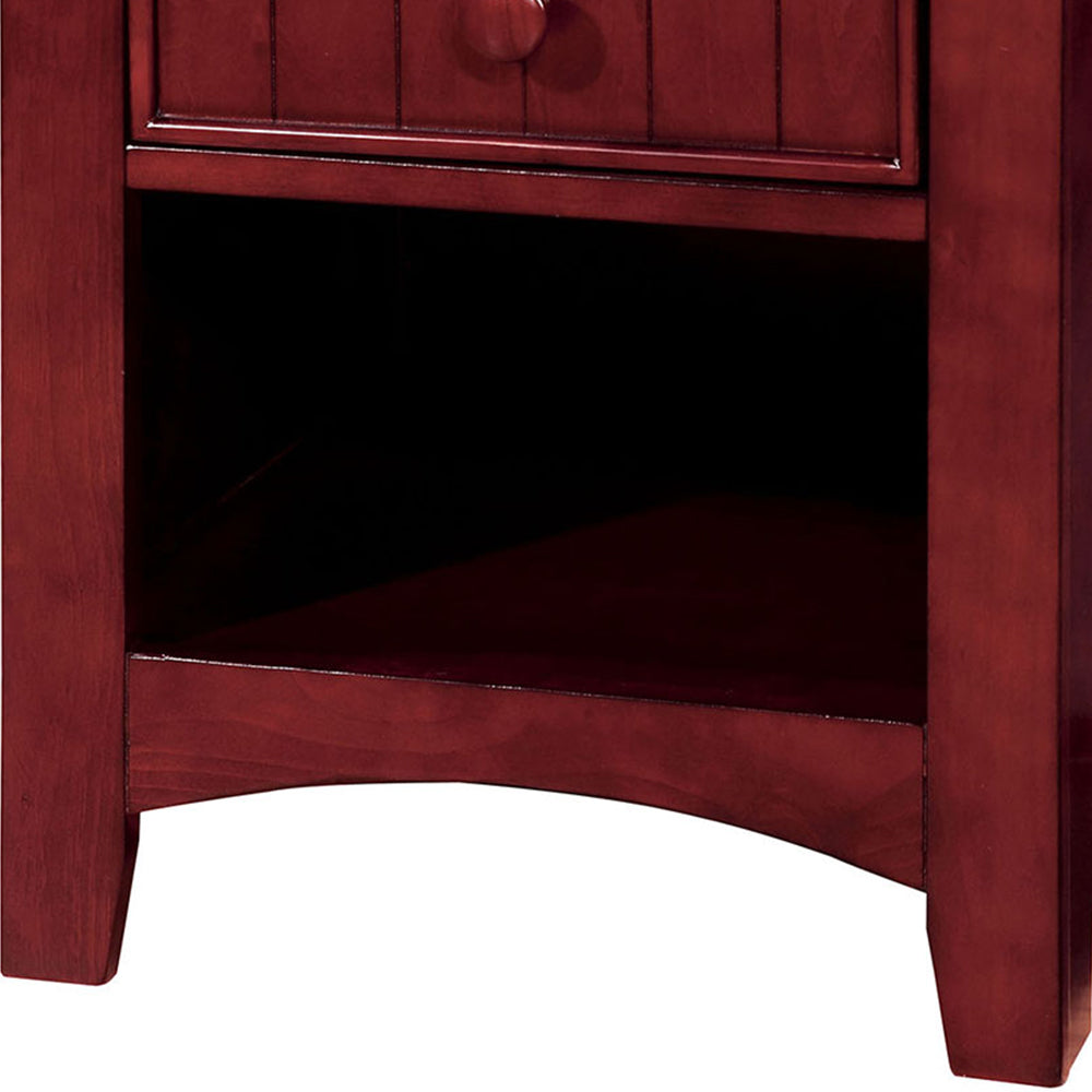 Cara Night Stand in Cherry finish