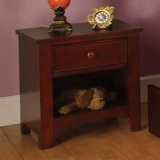 Cara Night Stand in Cherry finish