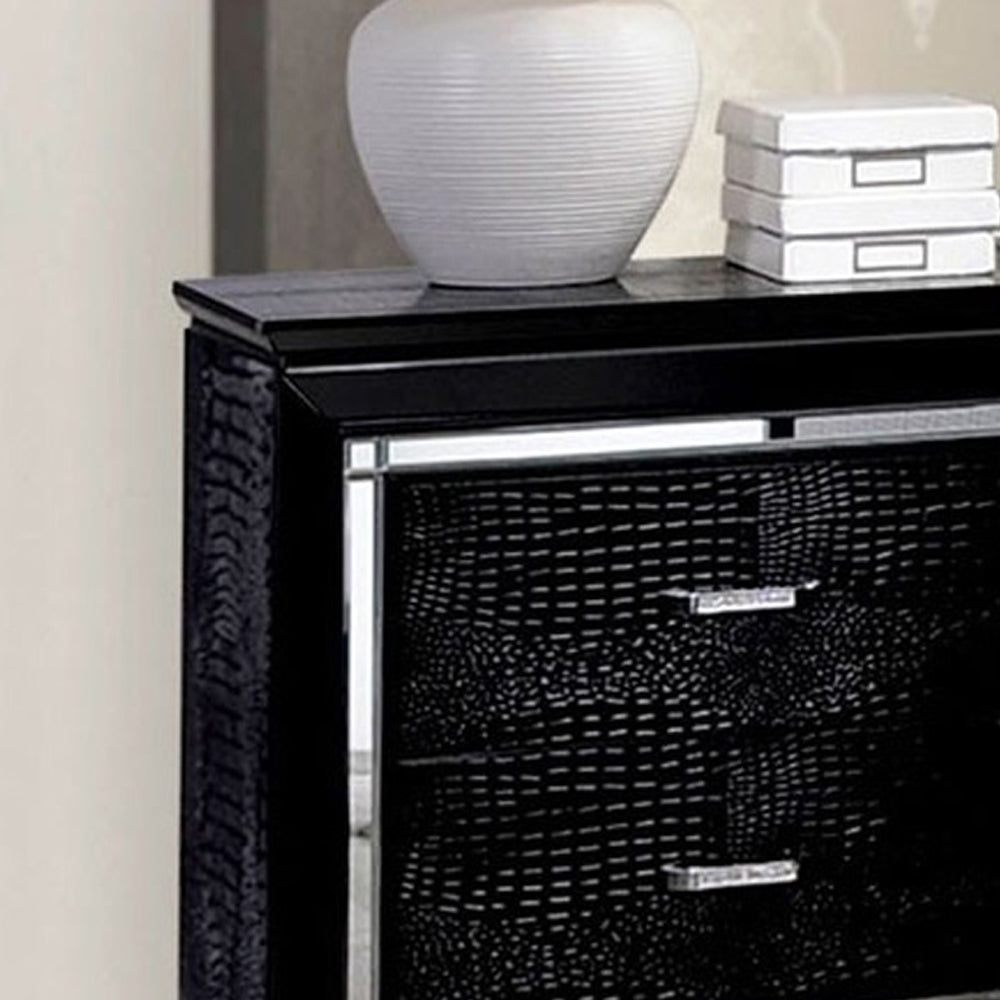 BELLANOVA Night Stand in Black finish