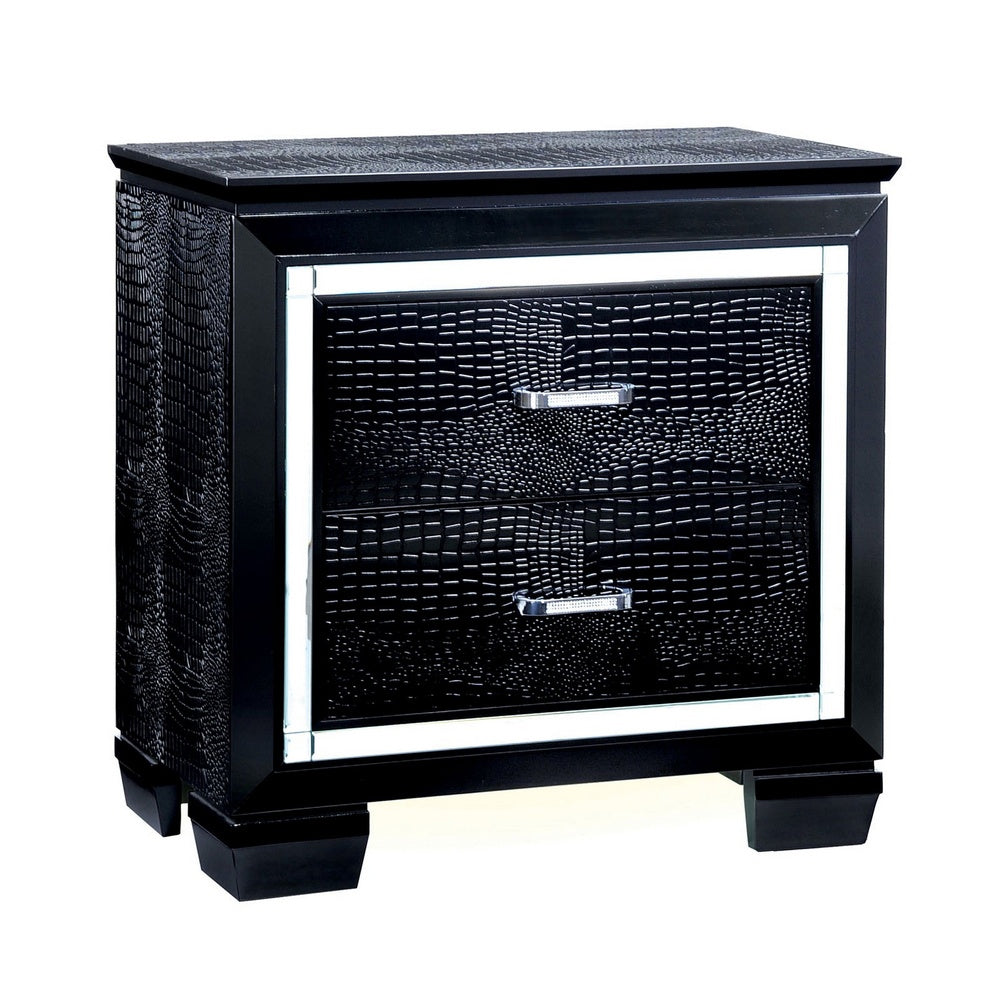 BELLANOVA Night Stand in Black finish