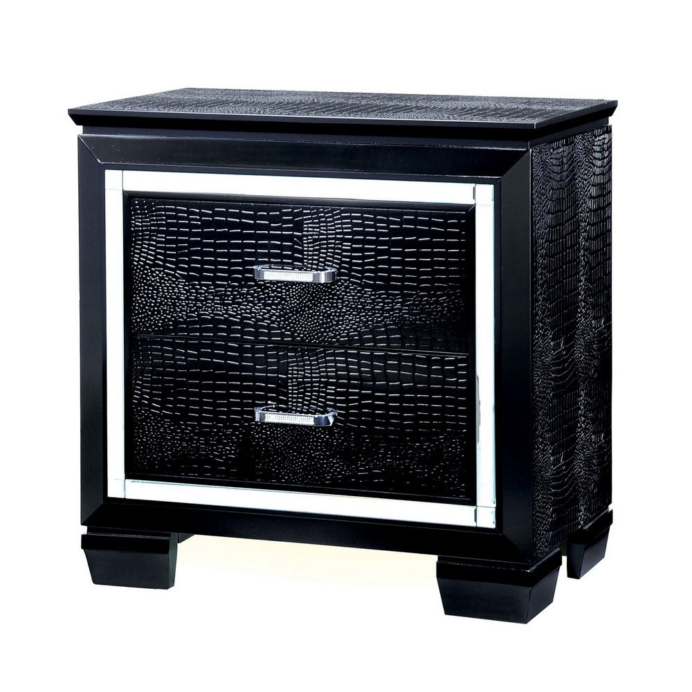 BELLANOVA Night Stand in Black finish